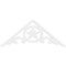 Ekena Millwork Pitch Austin Architectural Grade PVC Gable Pediment, 48"W x 20"H x 1"P (10/12) GPP048X020X100AUS - alternate 5
